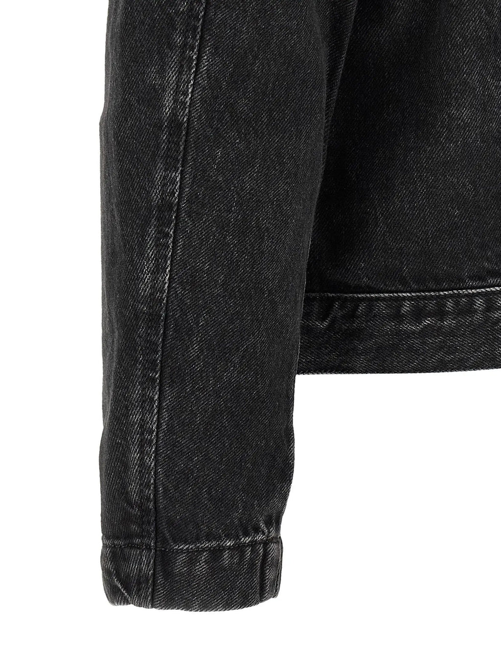 Diesel Black Cotton Denim Jacket