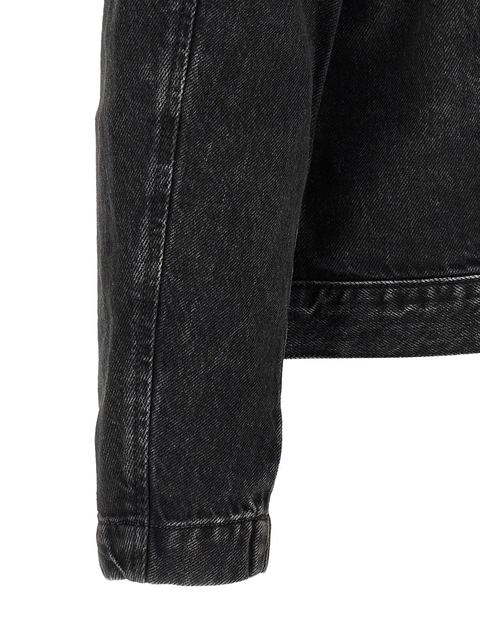 Diesel Black Cotton Denim Jacket