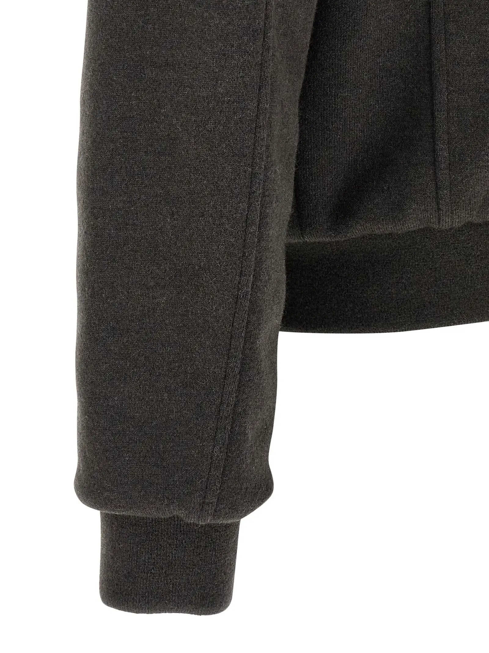MooRER Brown Wool Bomber