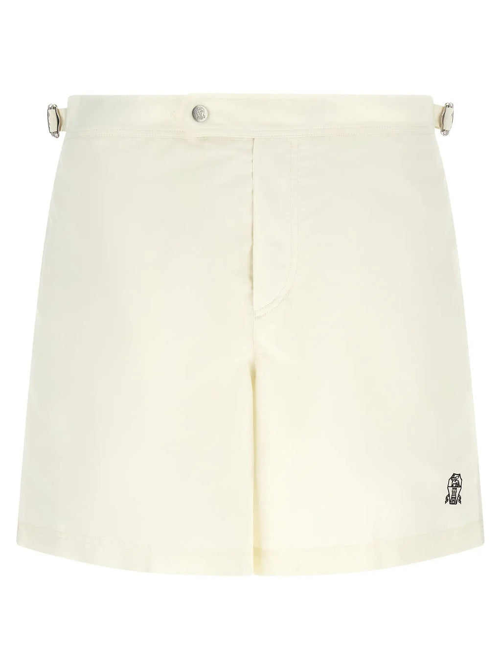 Brunello Cucinelli Beige Polyester Swim Shorts