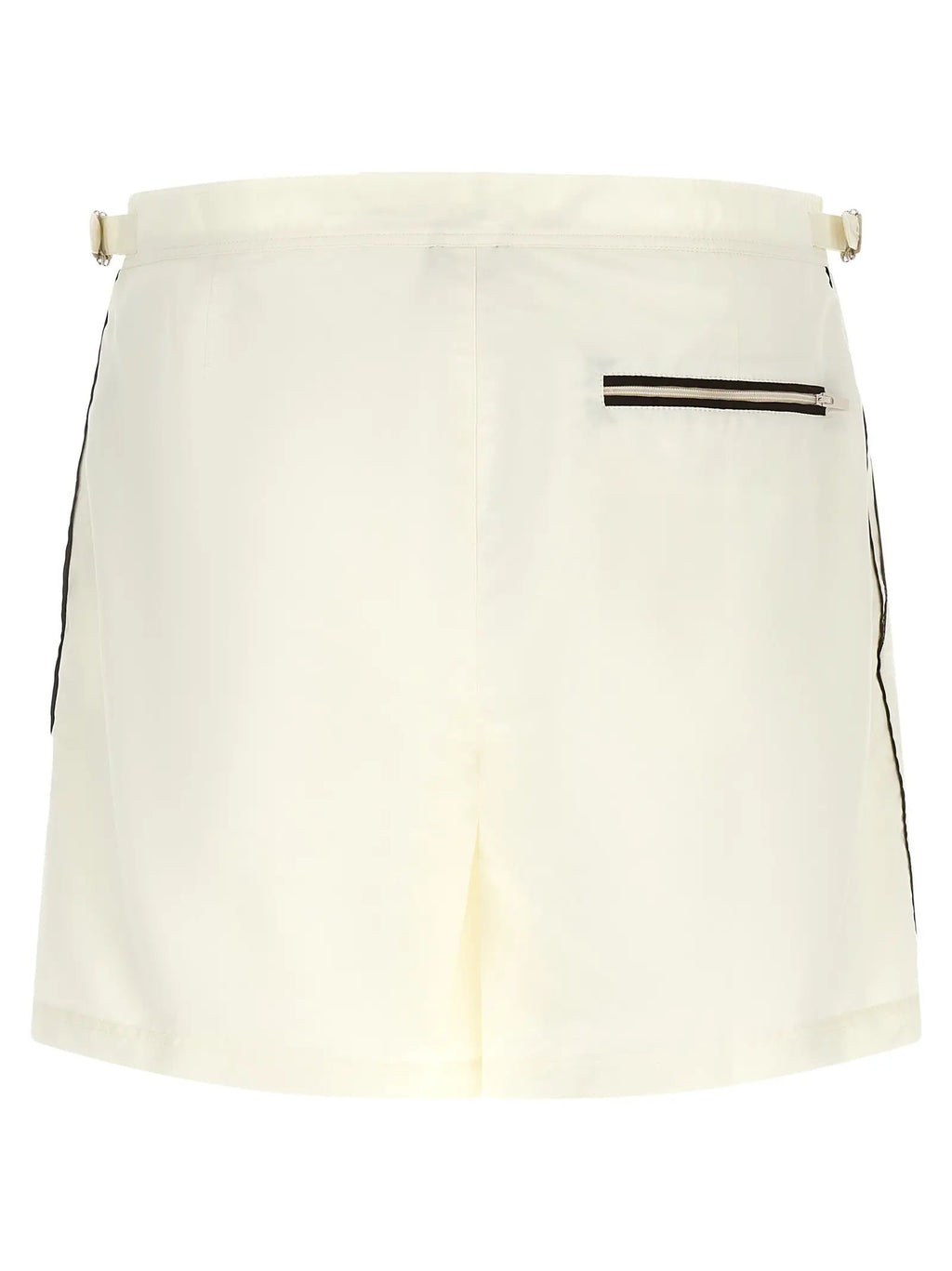 Brunello Cucinelli Beige Polyester Swim Shorts