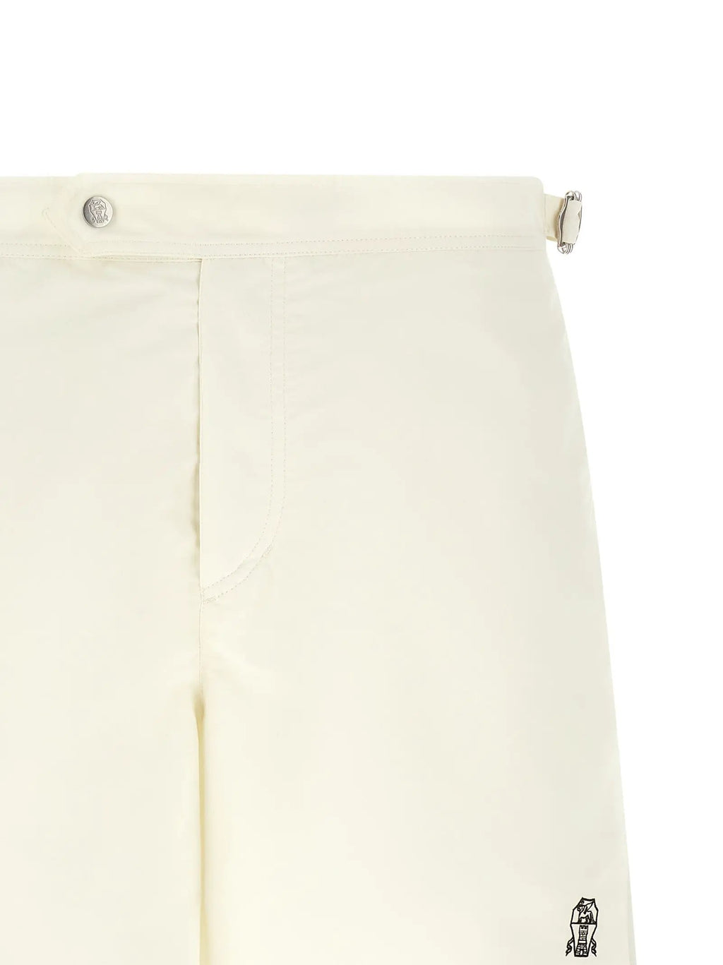 Brunello Cucinelli Beige Polyester Swim Shorts