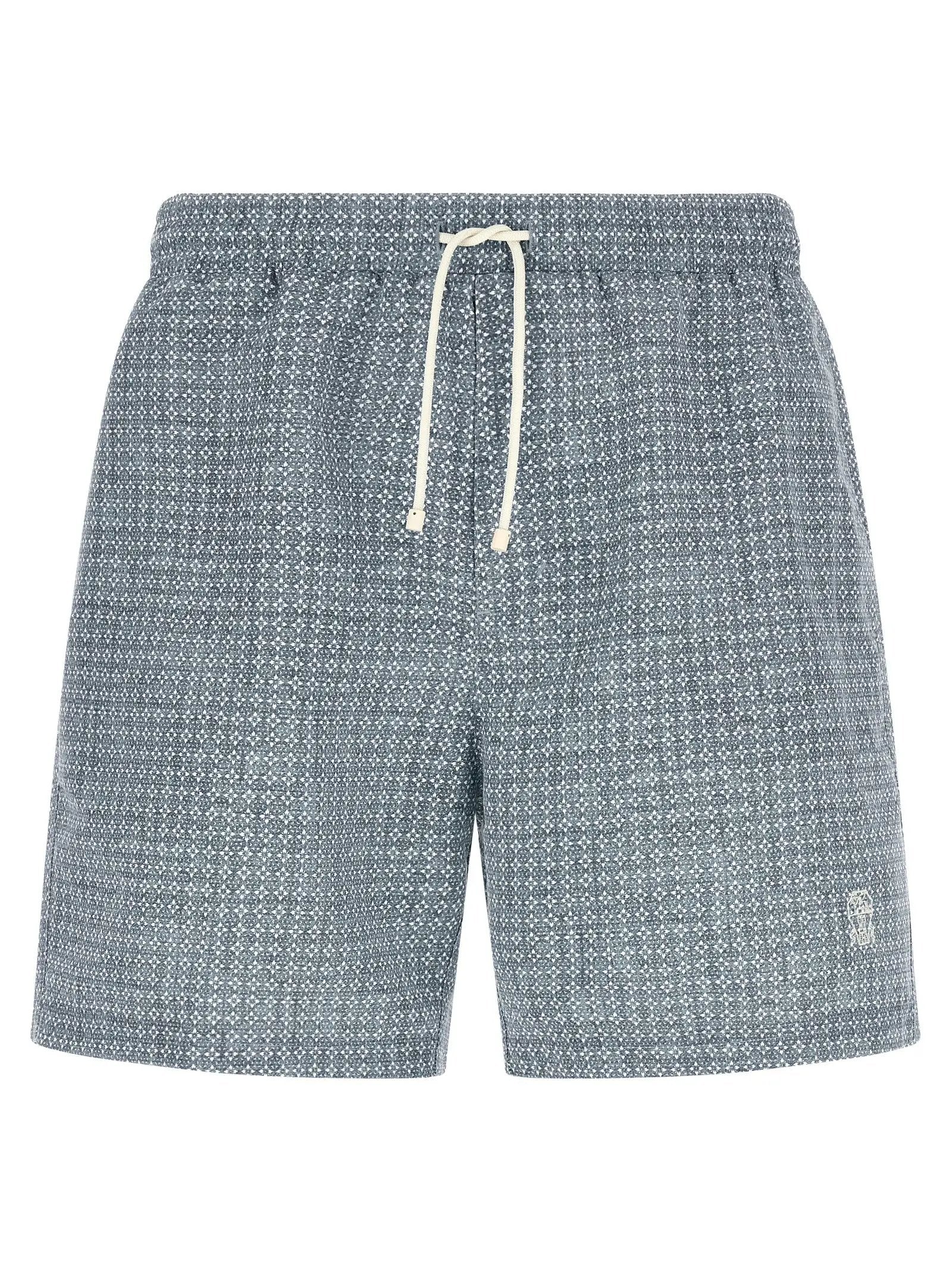 Brunello Cucinelli Blue Polyester Swim Shorts