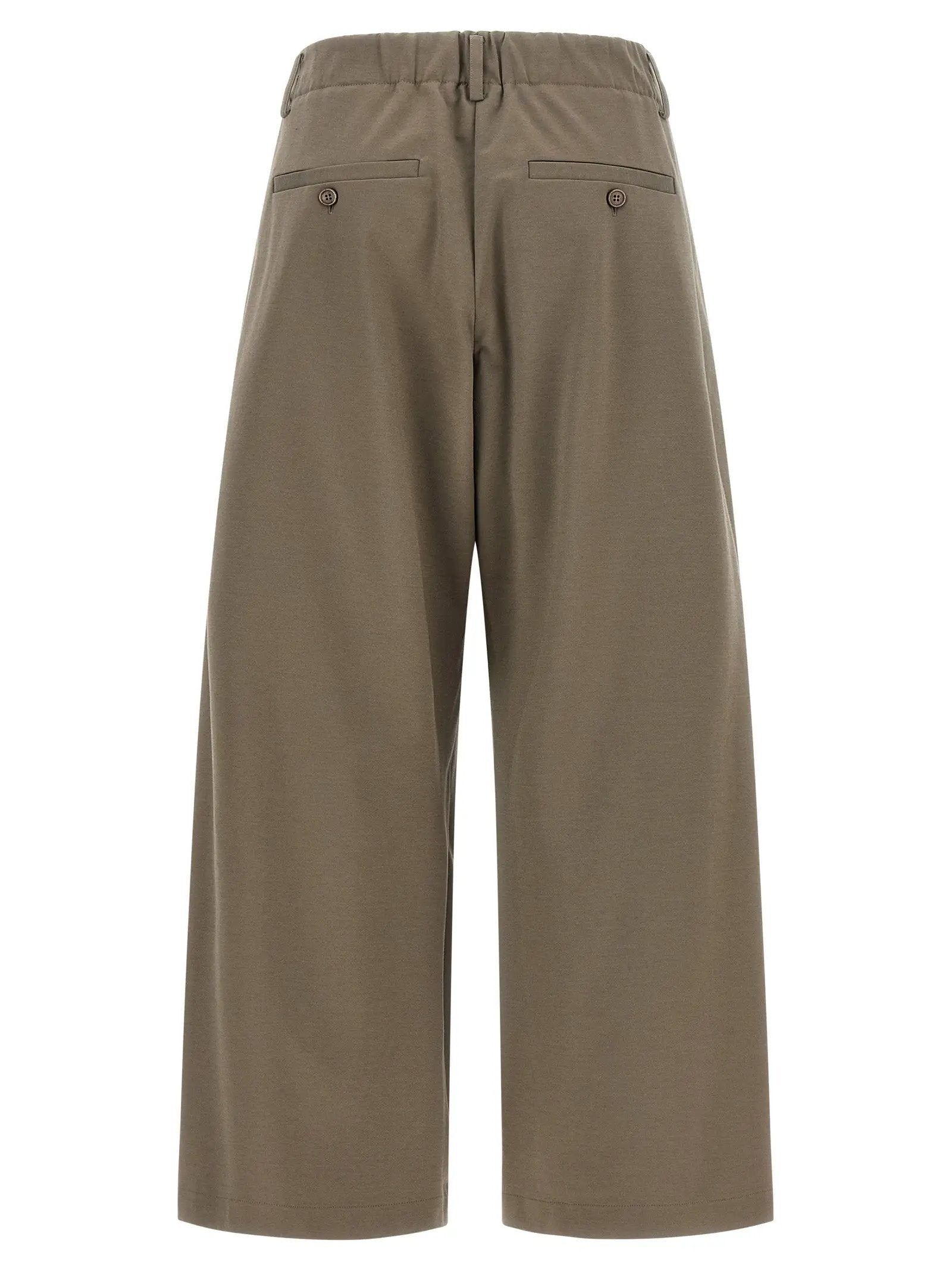 Brunello Cucinelli Gray Cotton Athletic Pants