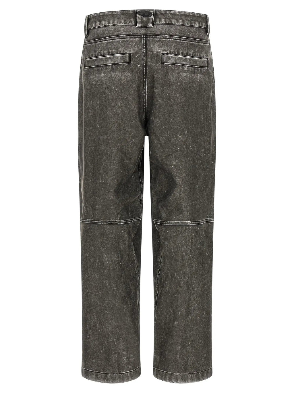 Diesel Gray Polyethylene Casual Pants
