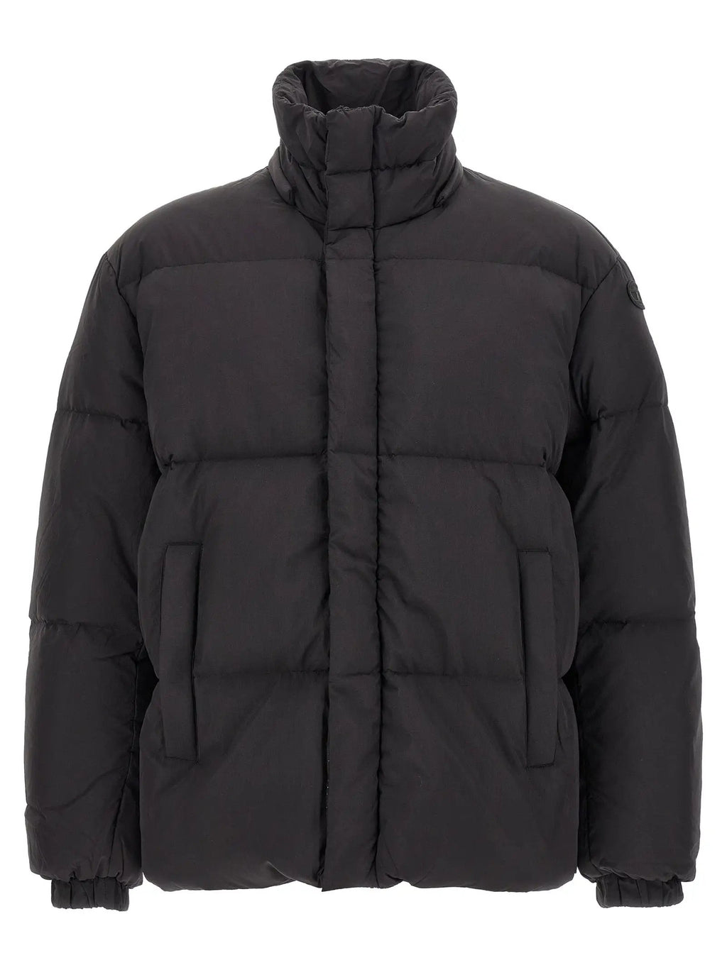 Diesel Black Polyamide Full-Length Jacket