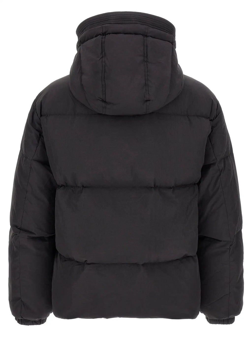 Diesel Black Polyamide Full-Length Jacket