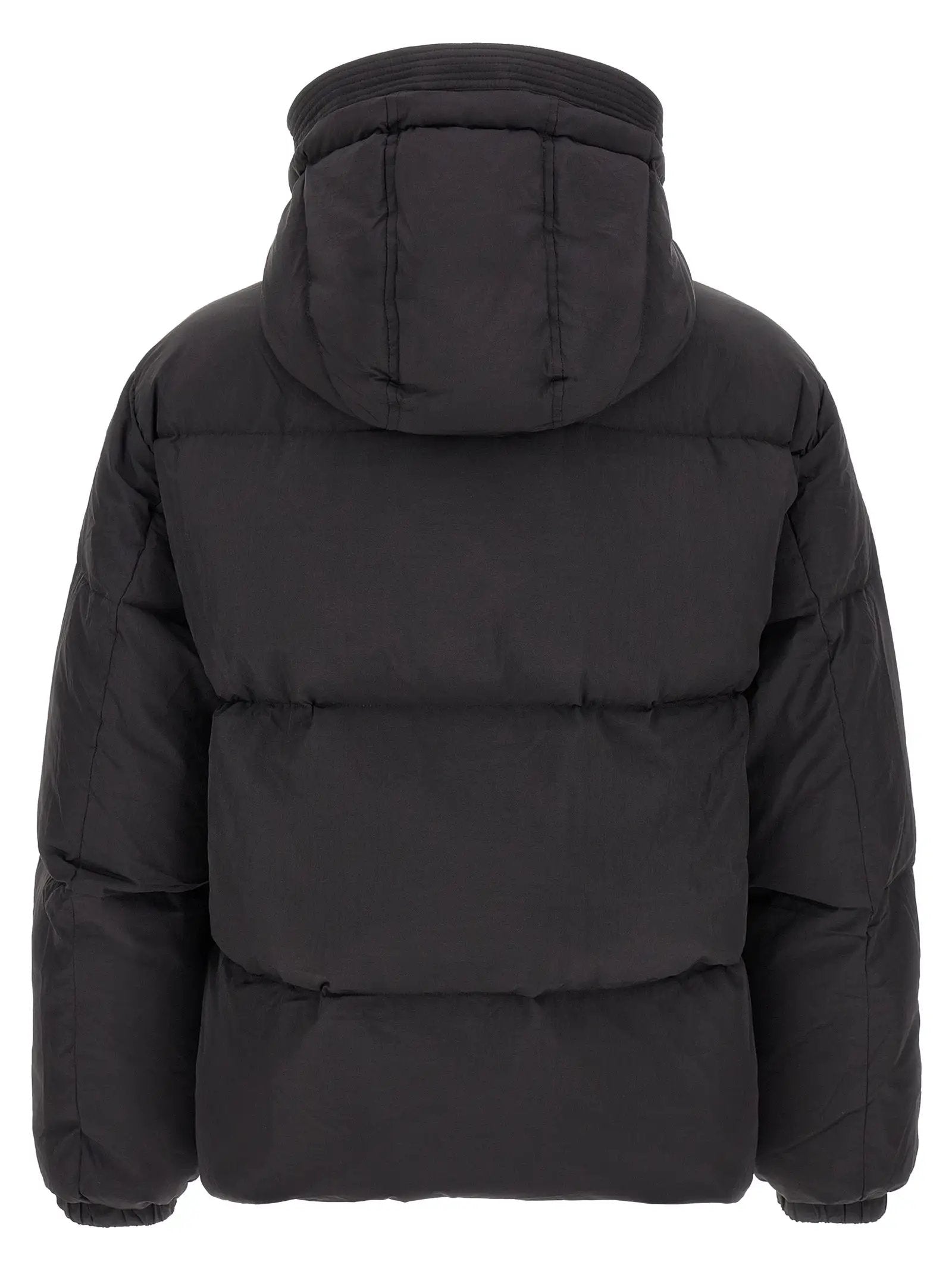 Diesel Black Polyamide Full-Length Jacket