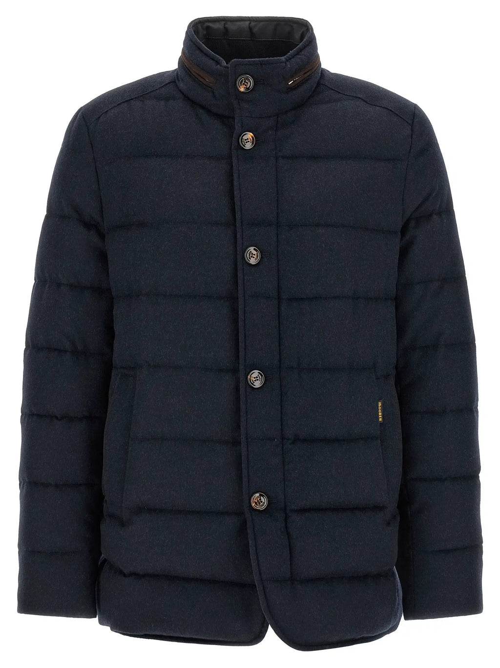 MooRER Blue Wool Full-Length Jacket
