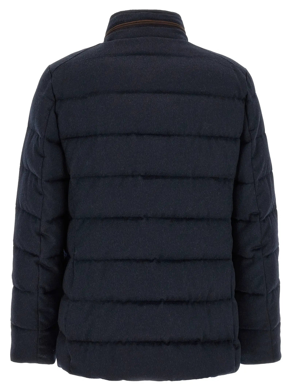MooRER Blue Wool Full-Length Jacket