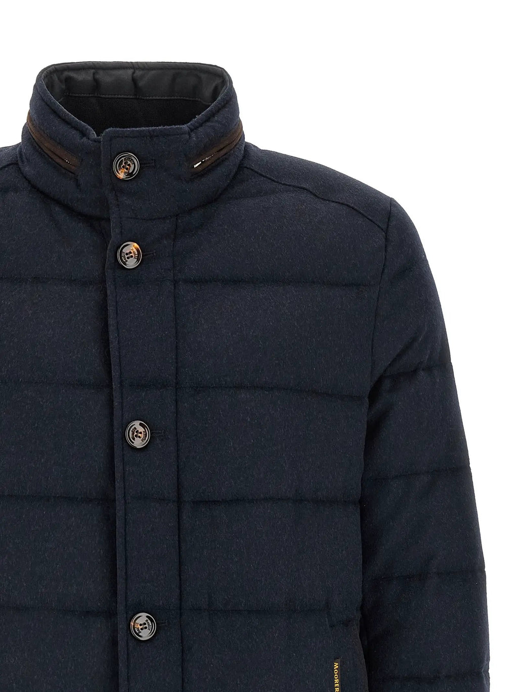 MooRER Blue Wool Full-Length Jacket