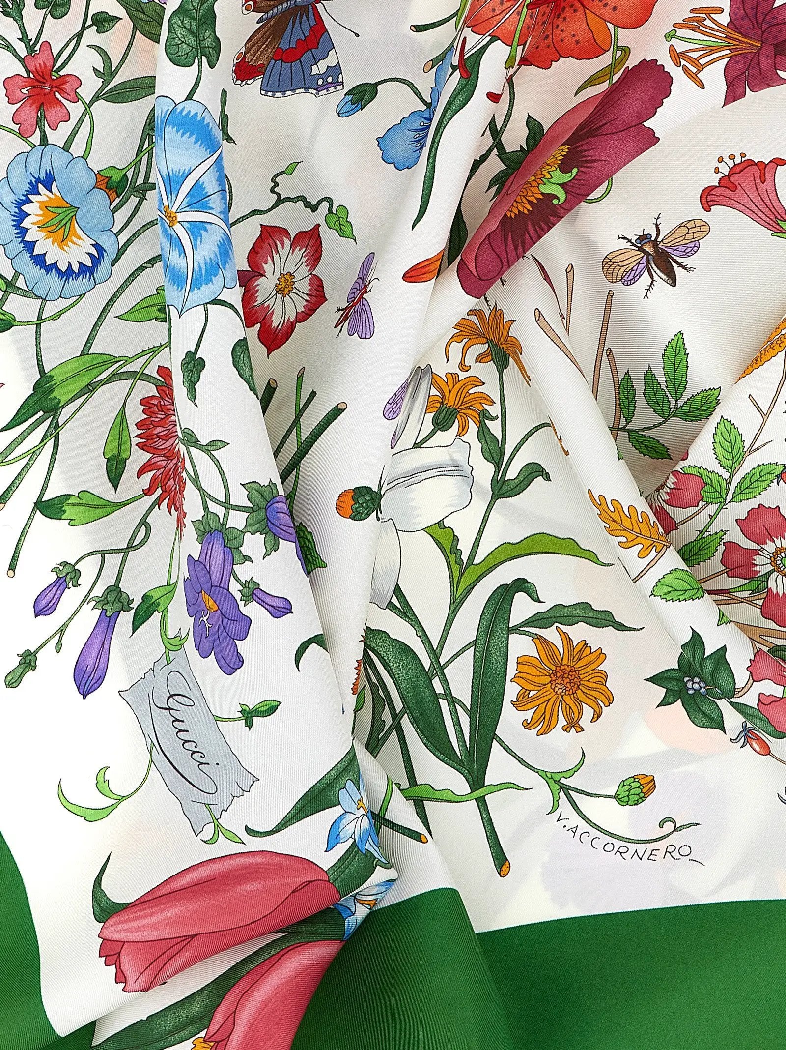 Gucci Bicolor Silk Foulard