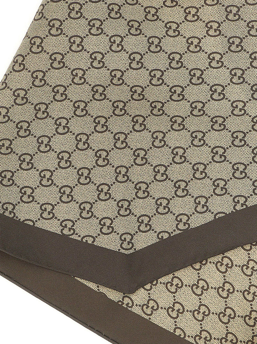 Gucci Beige Silk Foulard