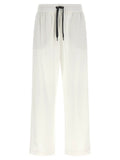 Brunello Cucinelli White Cotton Joggers (Workout Pants)