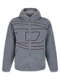Diesel Gray Polyester Sweatshirt