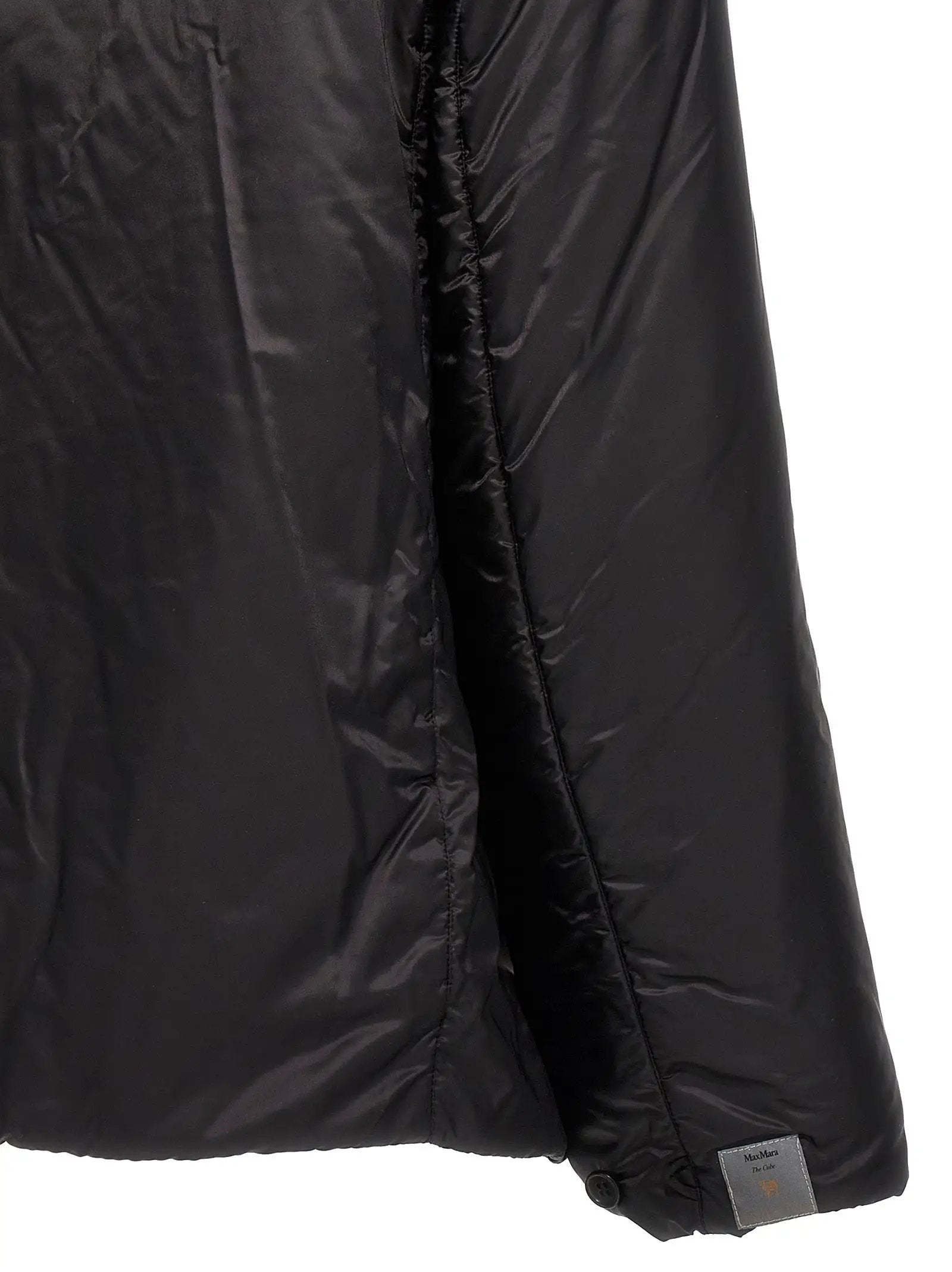 Max Mara Black Polyester Shell Jacket