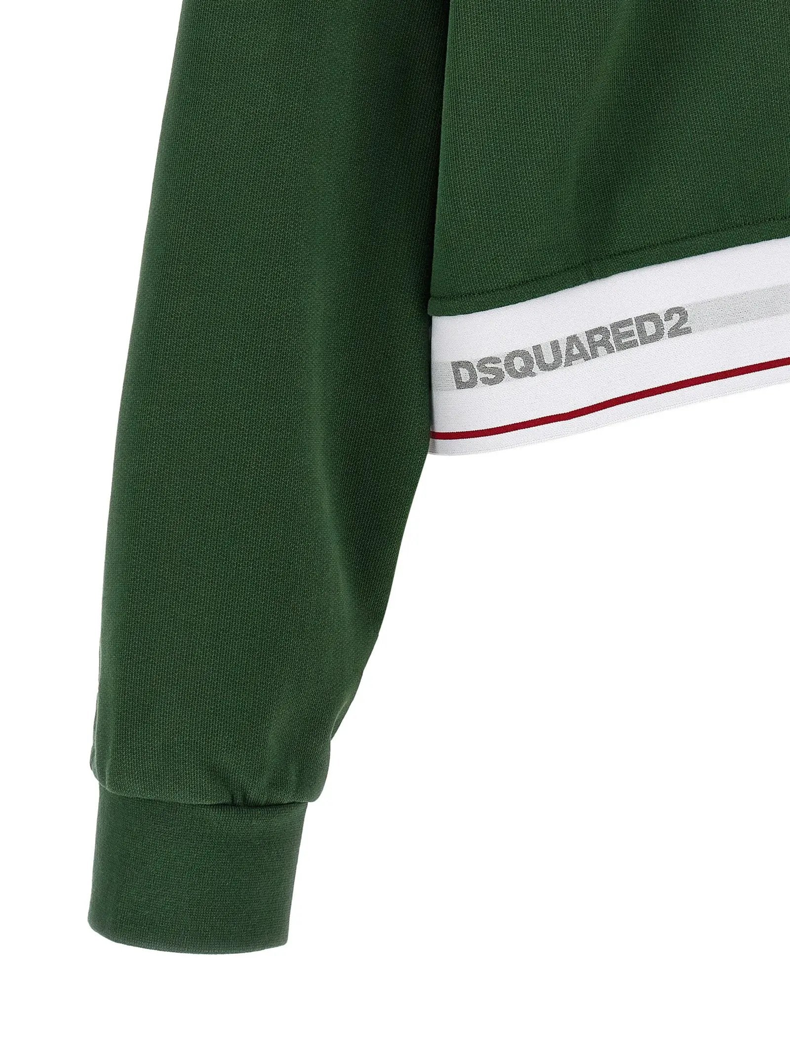 Sweat-shirt bicolore en coton Dsquared²