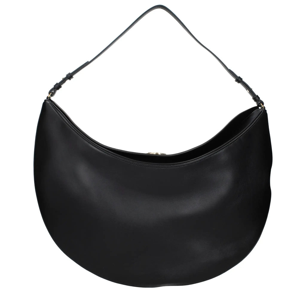 Jacquemus Black Leather Shoulder Bag