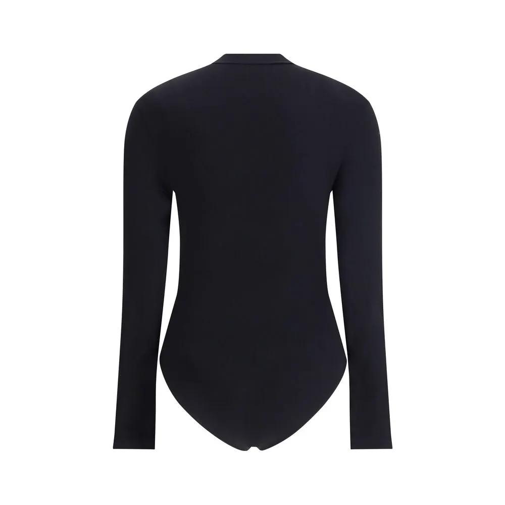 Wolford Black Polyamide Bodysuit