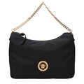 Versace Black Fabric Handbag