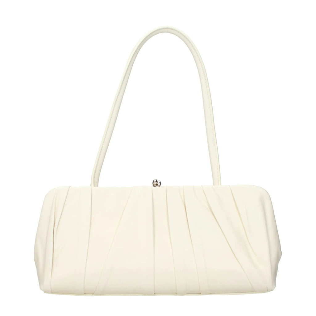 Jil Sander White Leather Shoulder Bag