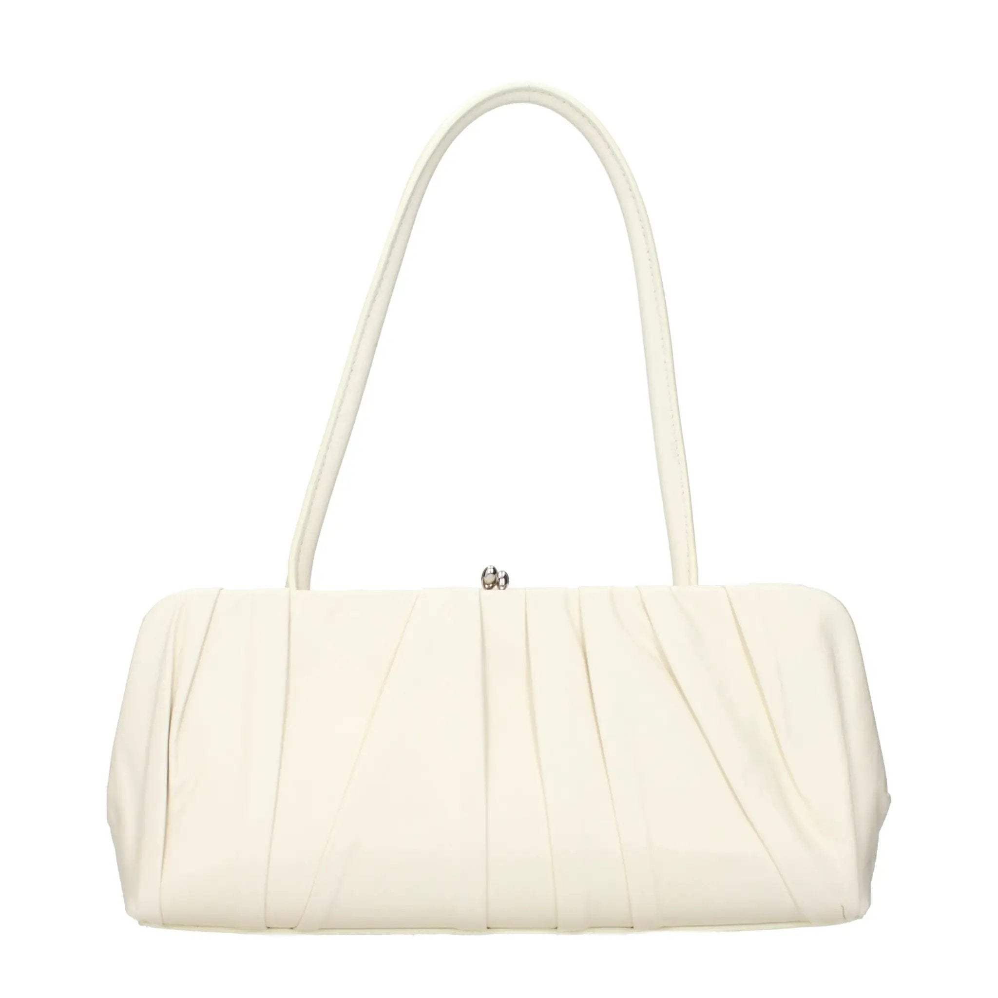 Jil Sander White Leather Shoulder Bag