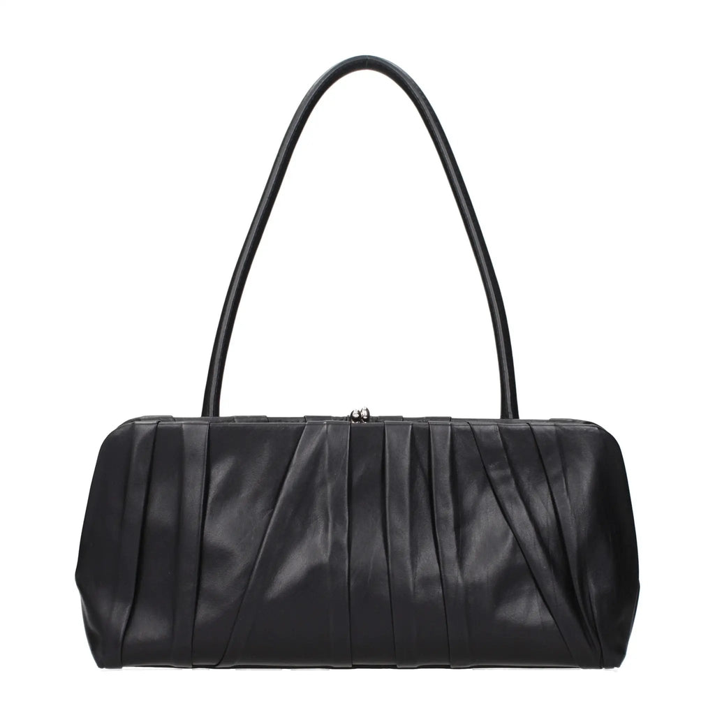 Jil Sander Black Leather Shoulder Bag