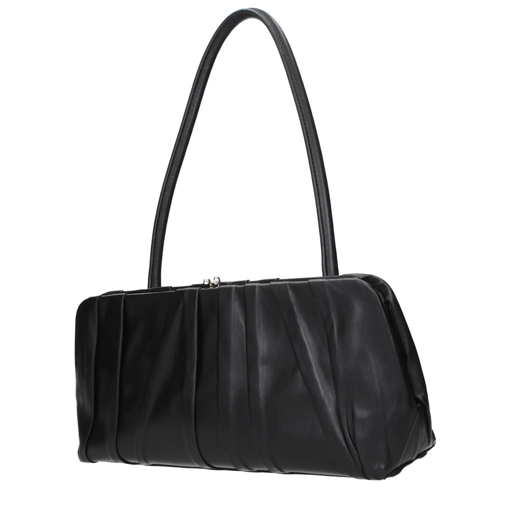 Jil Sander Black Leather Shoulder Bag