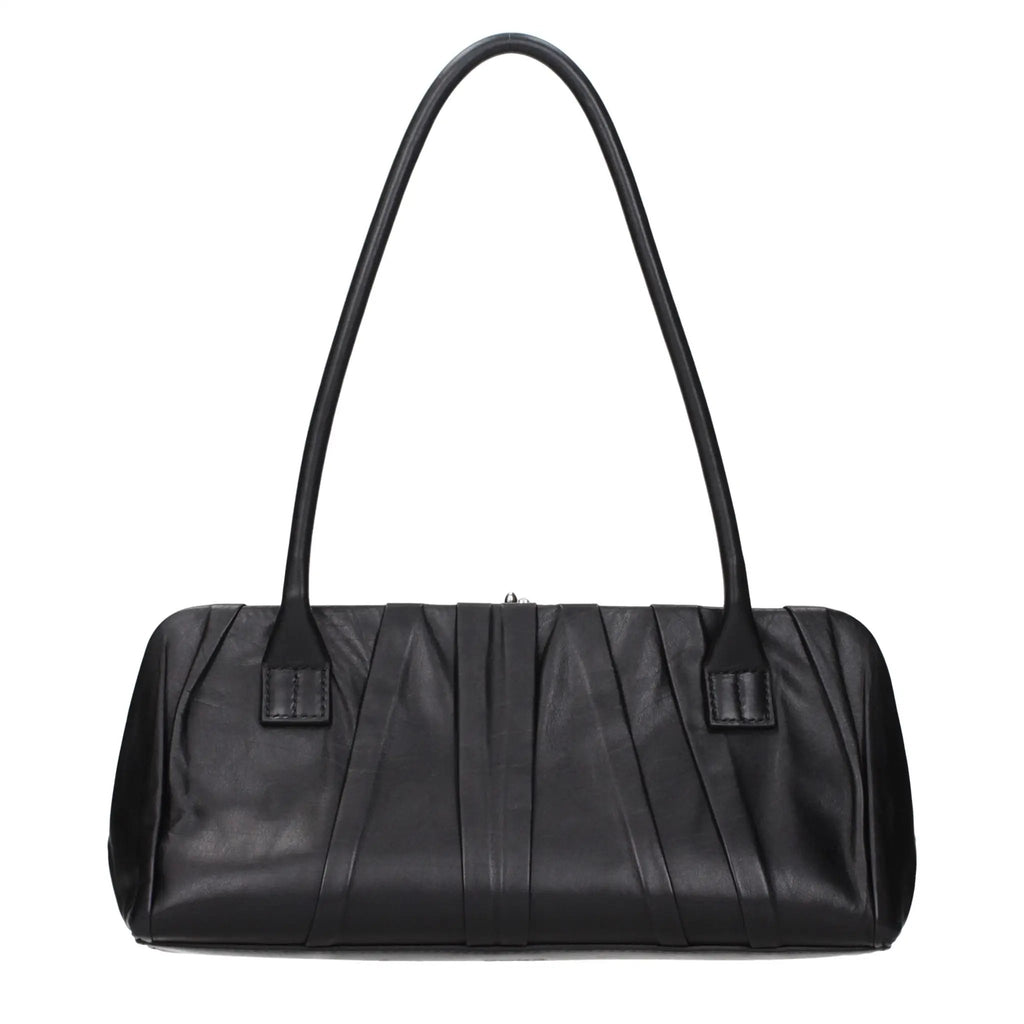 Jil Sander Black Leather Shoulder Bag