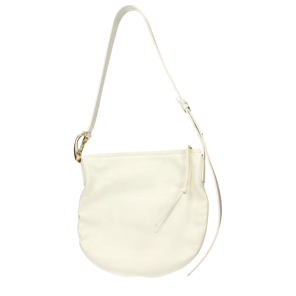 Jil Sander Beige Leather Crossbody Bag