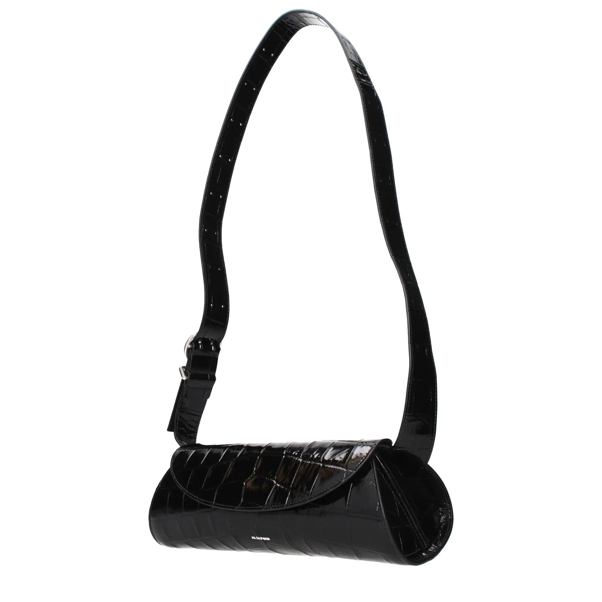Jil Sander Black Leather Crossbody Bag