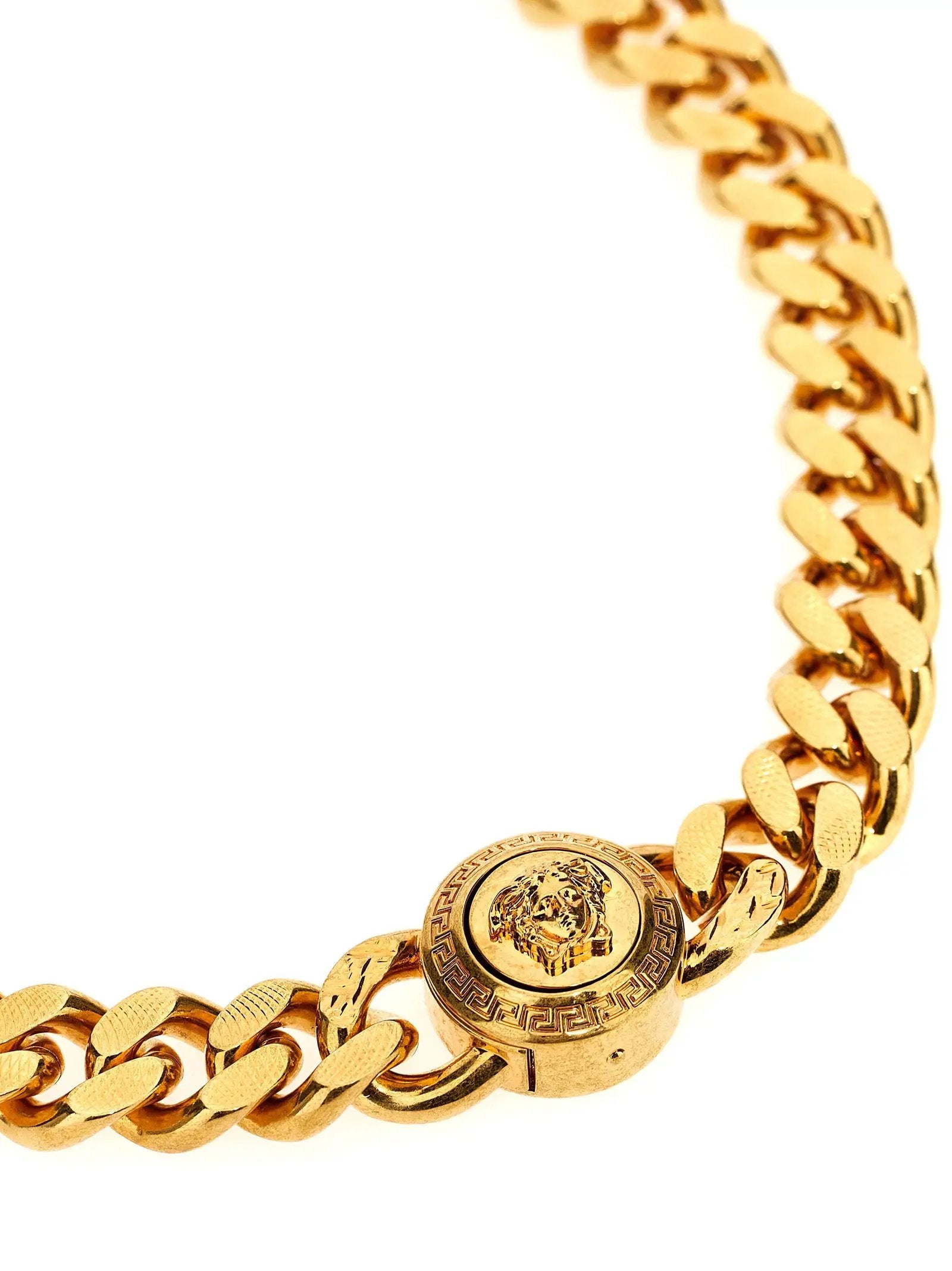 Versace Gold Metal Necklace