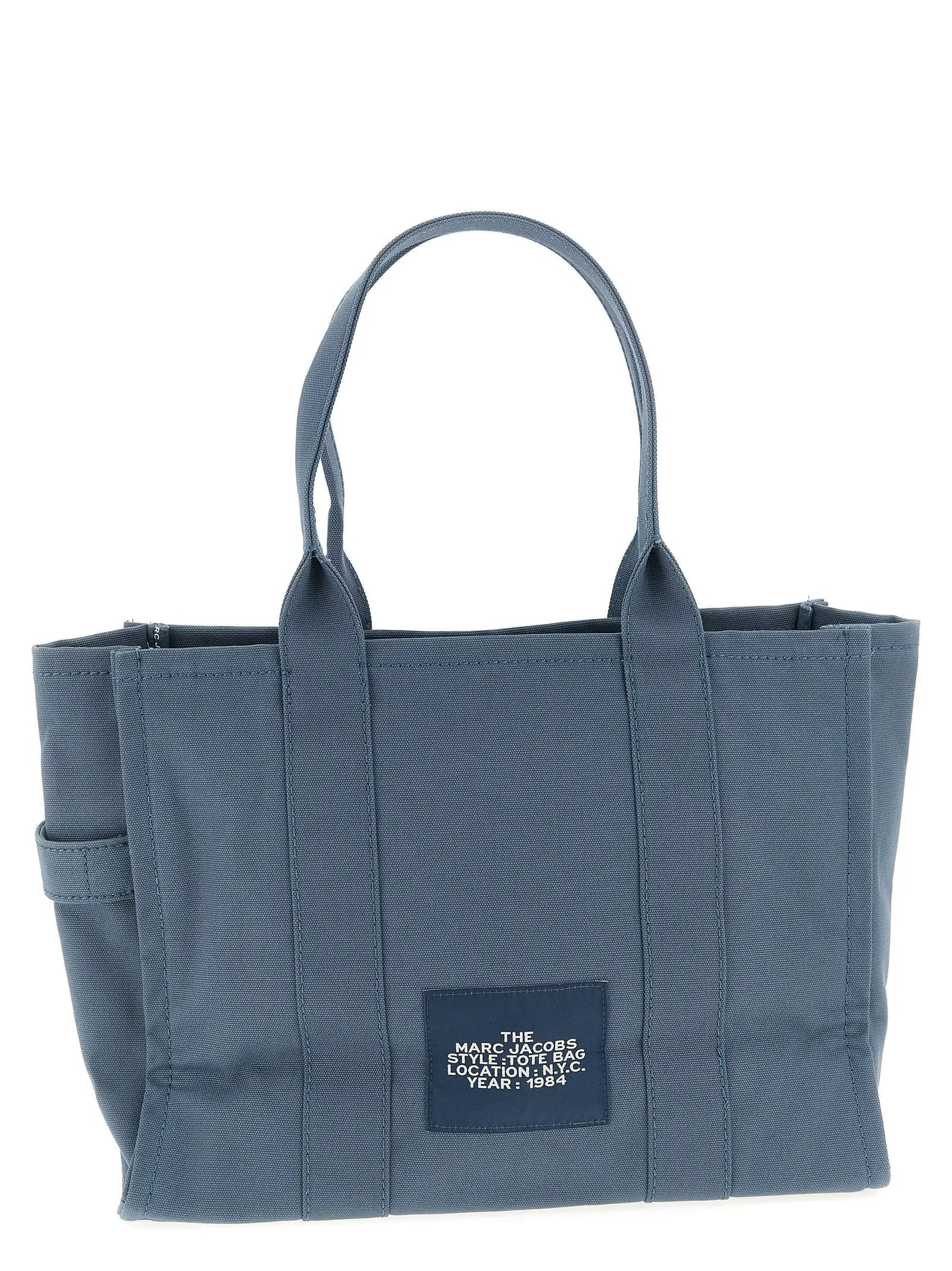 Marc Jacobs Blue Cotton Tote Bag