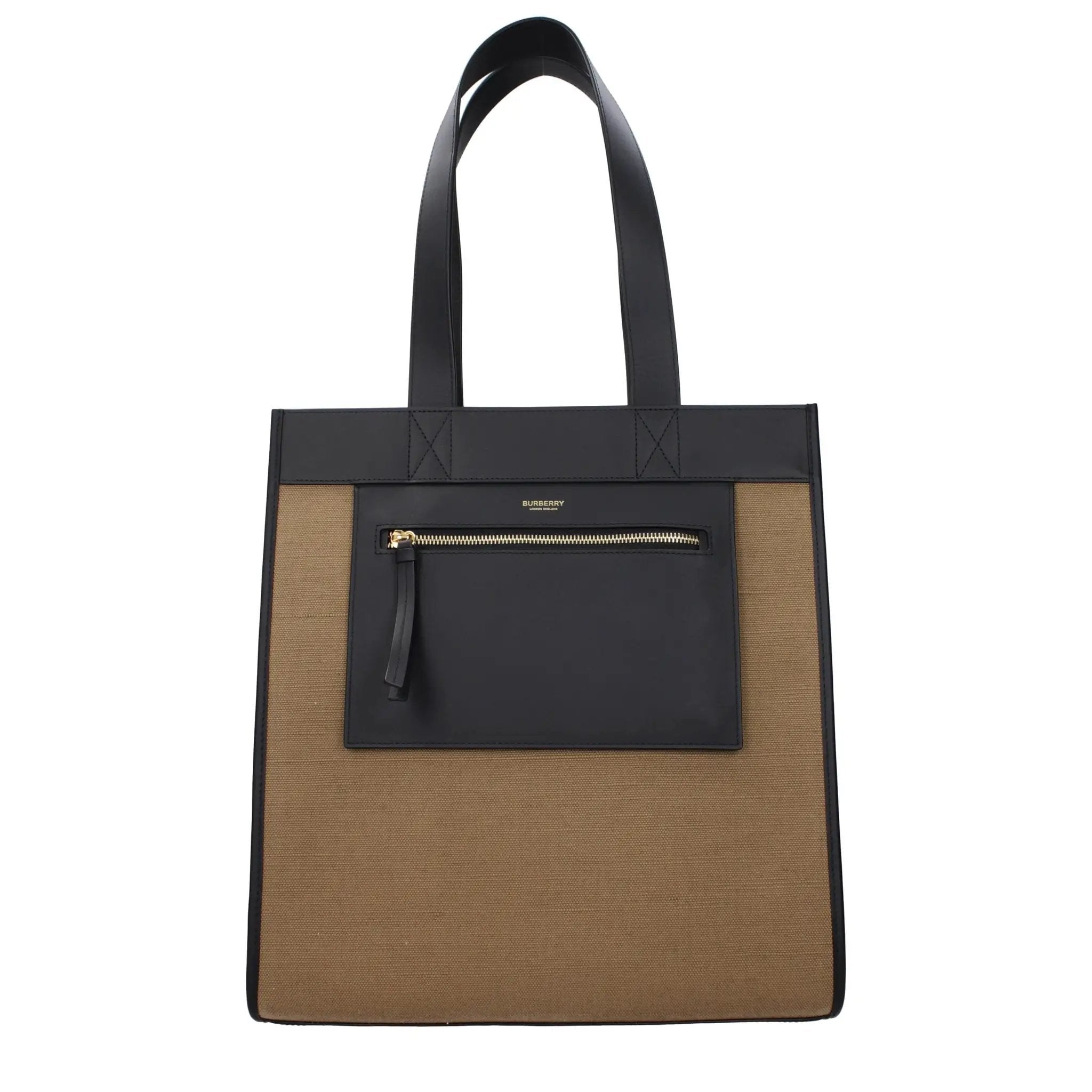 Burberry Brown Fabric Shoulder Bag