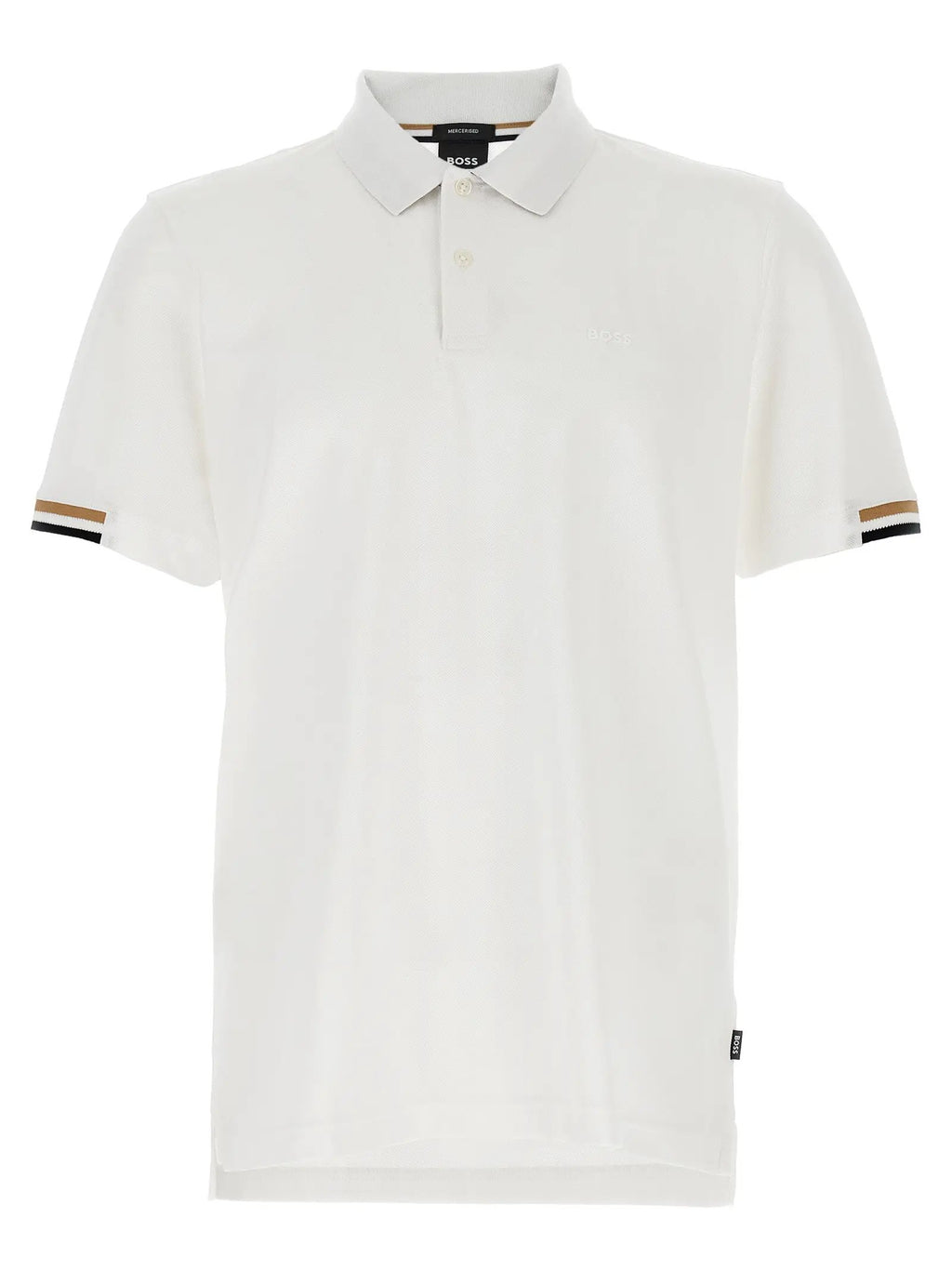 Polo en coton blanc Hugo Boss