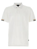 Polo en coton blanc Hugo Boss