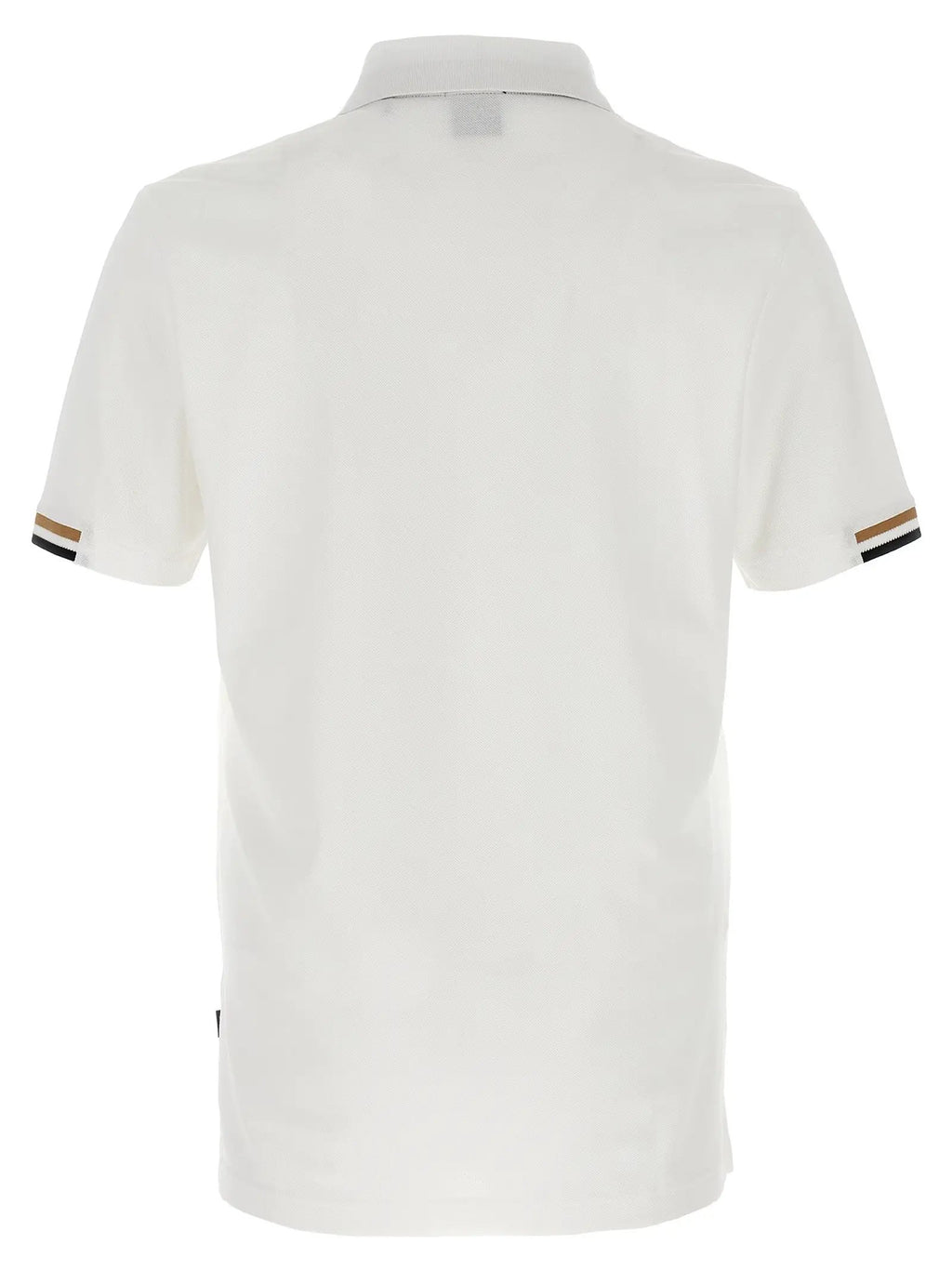 Polo en coton blanc Hugo Boss