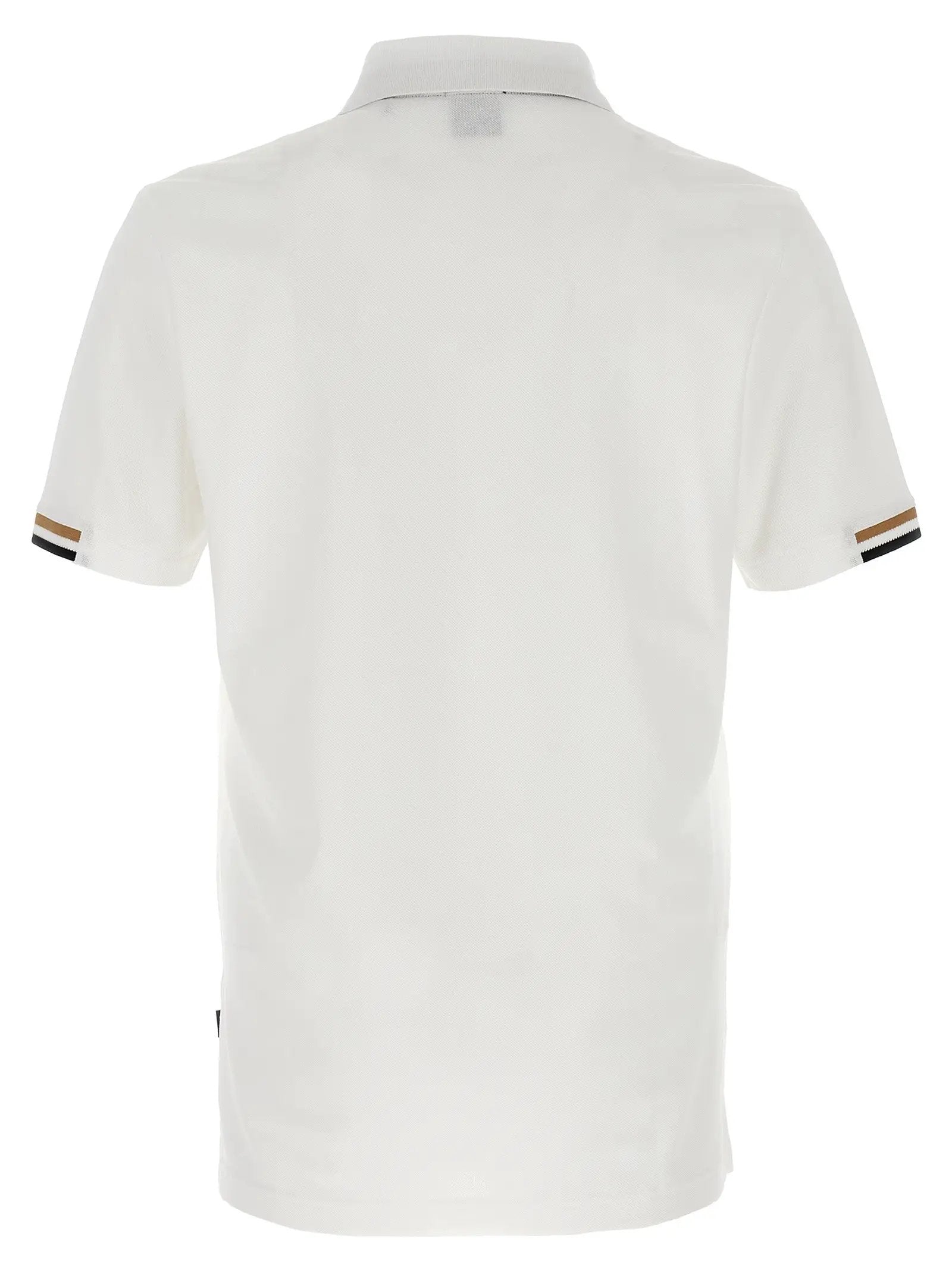 Polo en coton blanc Hugo Boss