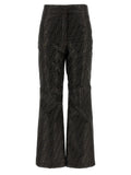 Fendi Brown Cotton Athletic Pants
