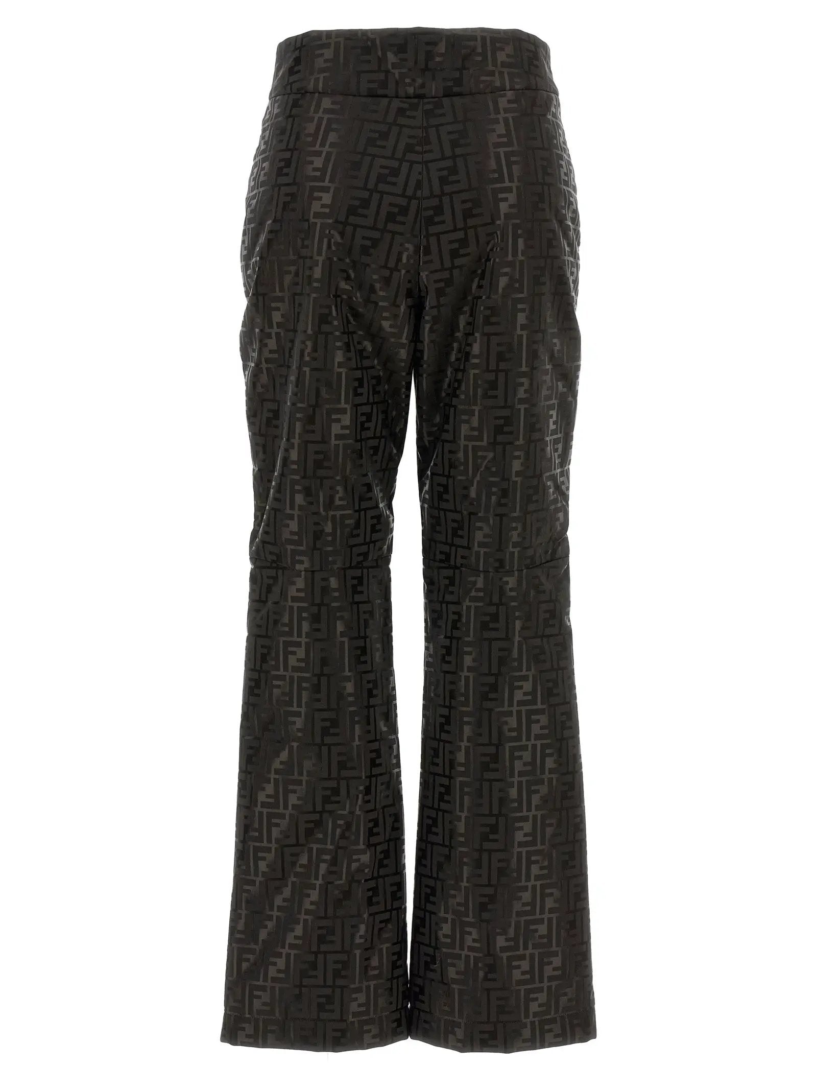 Fendi Brown Cotton Athletic Pants