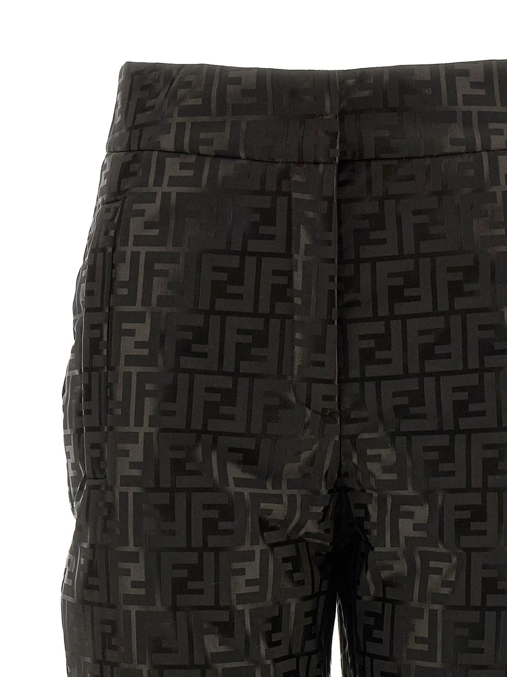 Fendi Brown Cotton Athletic Pants
