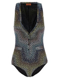 Missoni Multicolor Viscose One-Piece Swimsuit