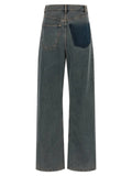 MM6 Maison Margiela Gray Cotton Jeans Denim