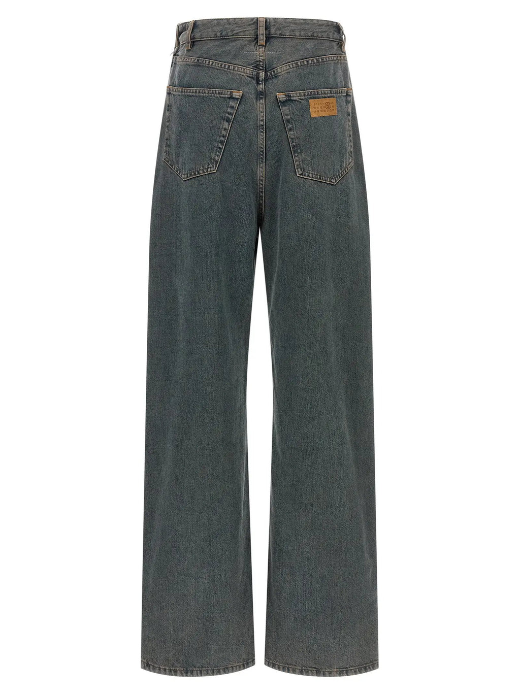 MM6 Maison Margiela Gray Cotton Jeans Denim