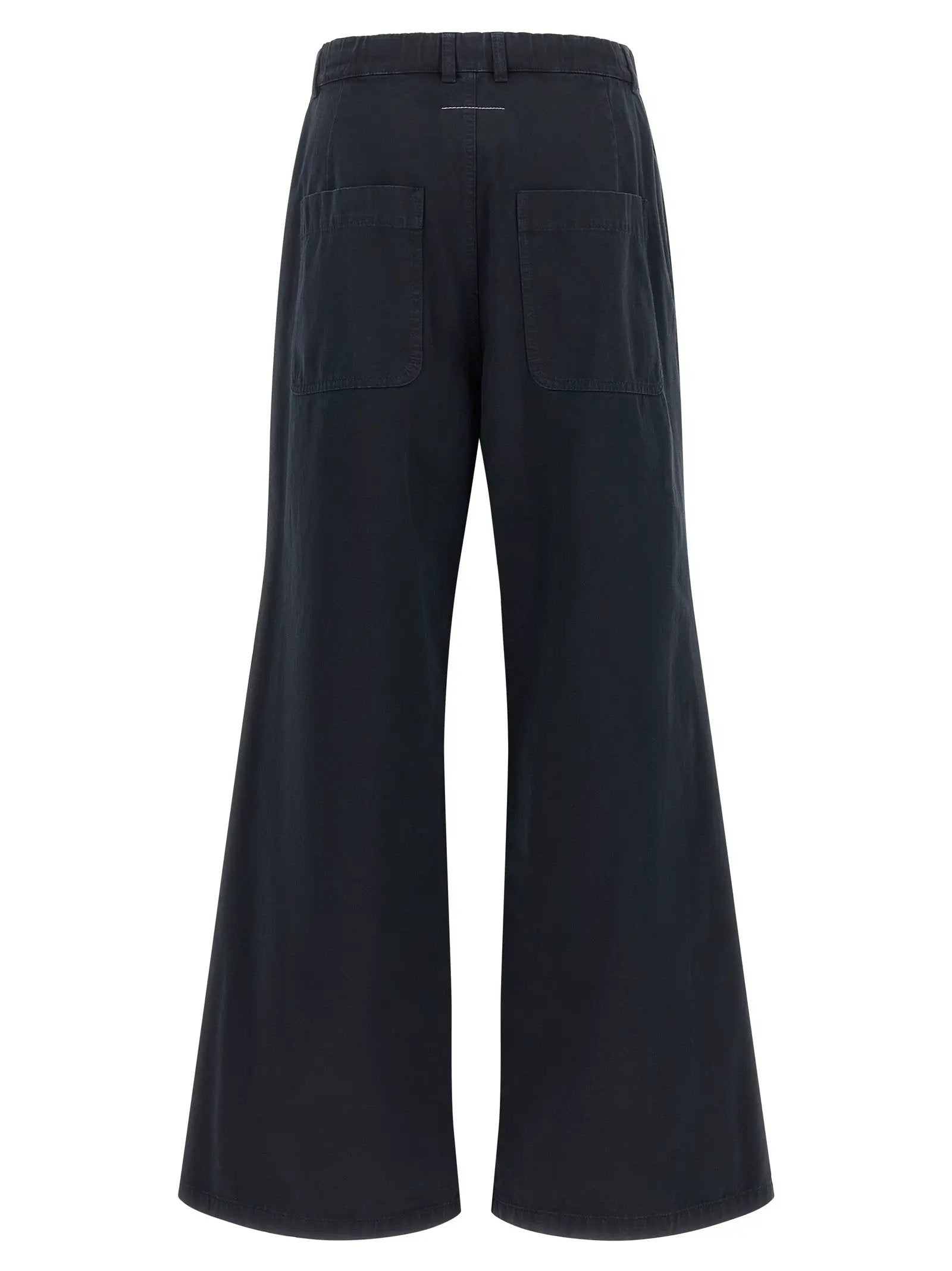 MM6 Maison Margiela Blue Cotton Casual Pants