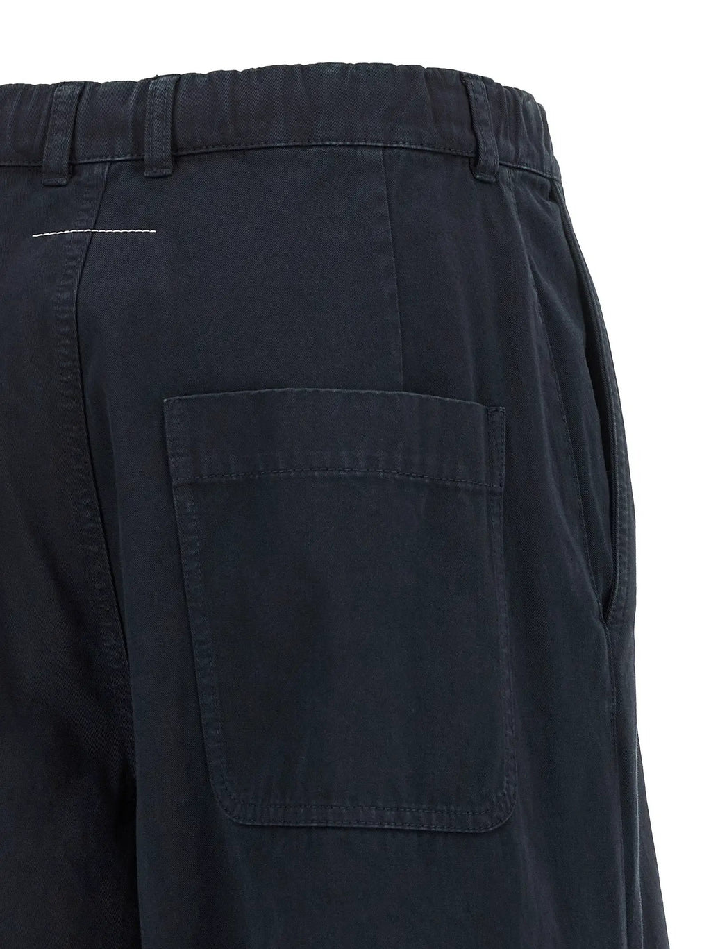 MM6 Maison Margiela Blue Cotton Casual Pants