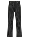 MM6 Maison Margiela Black Polyester Casual Pants