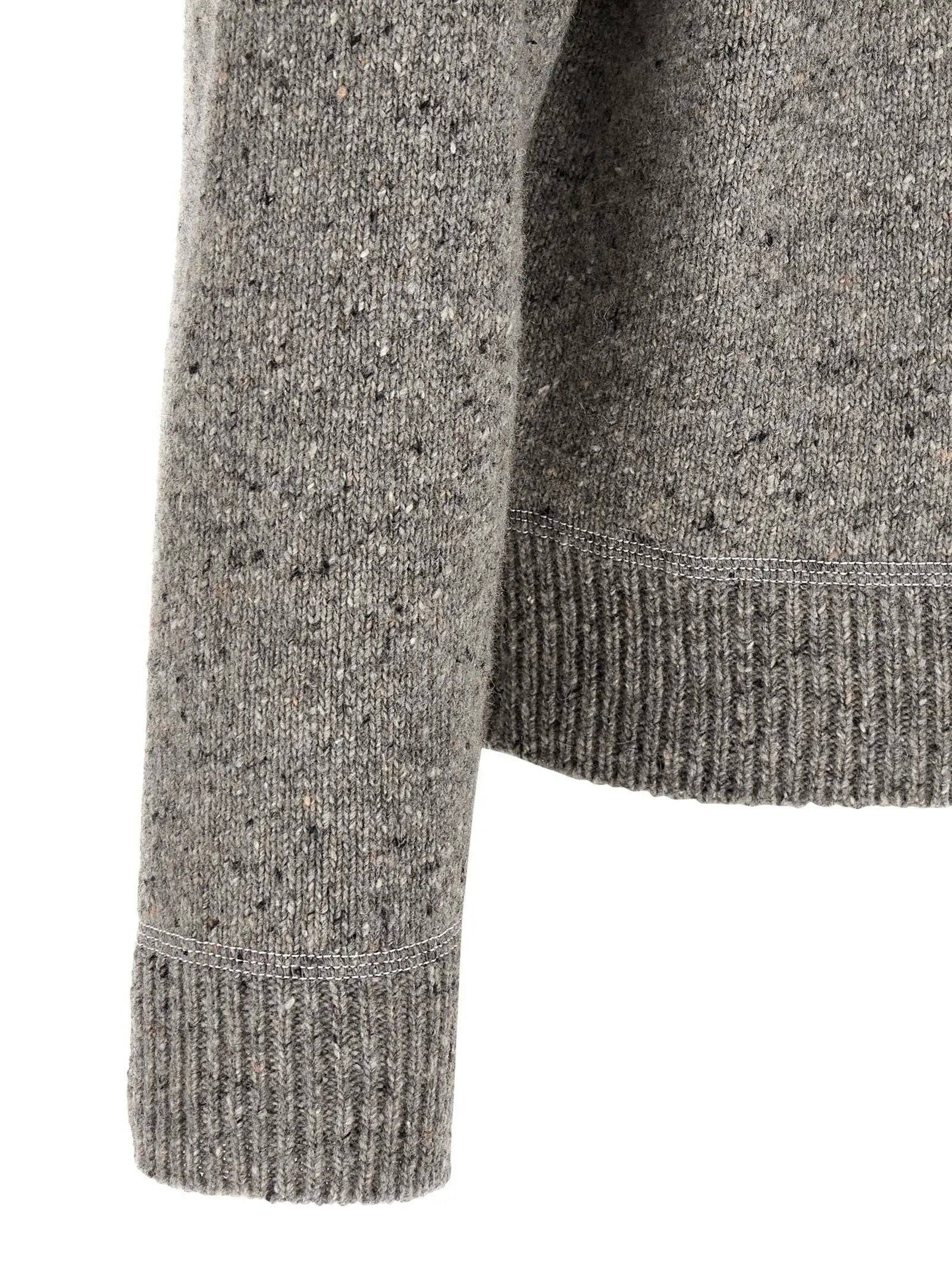 Dsquared² Gray Wool Cardigan