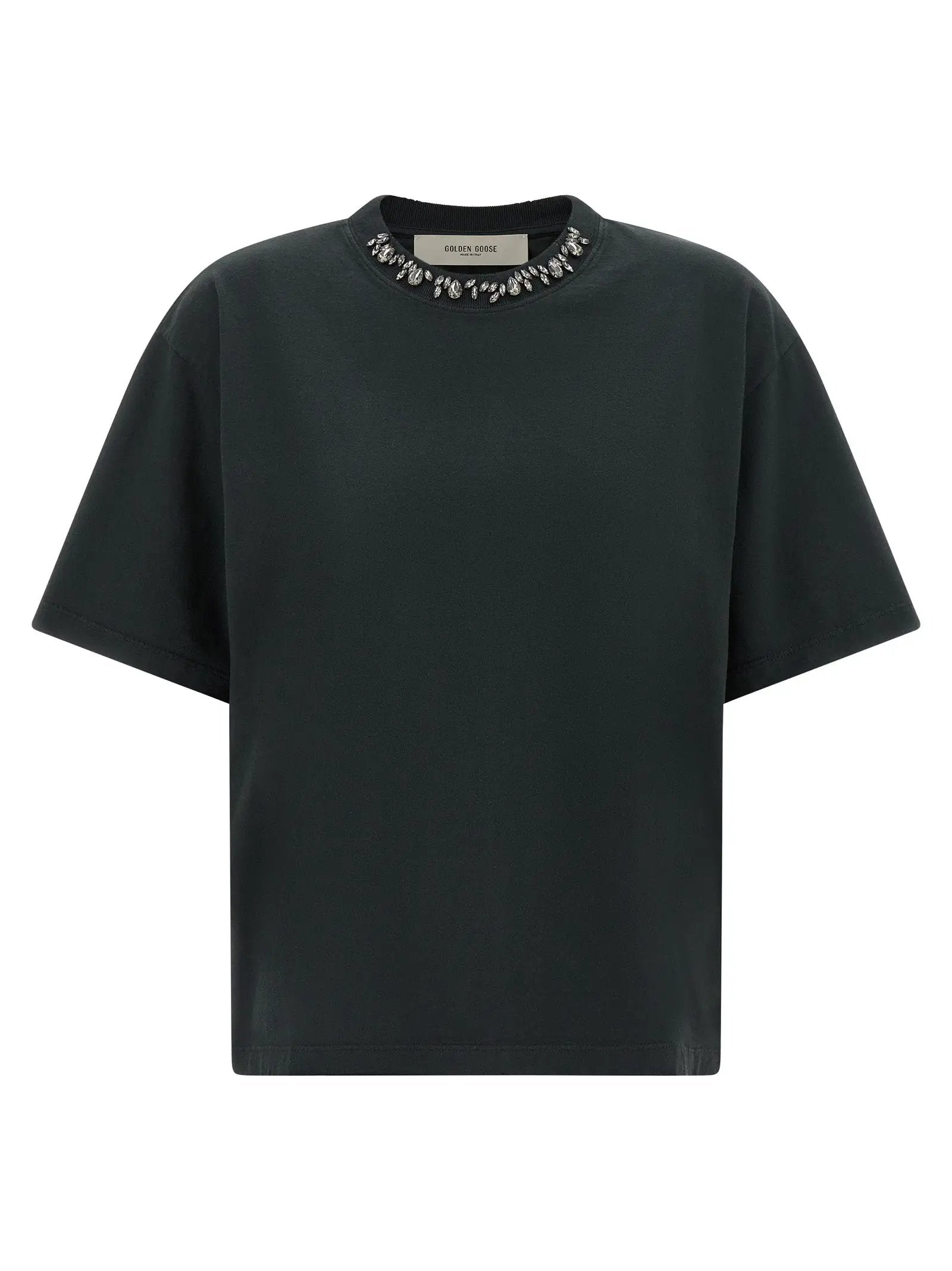 Golden Goose Black Cotton T-Shirt