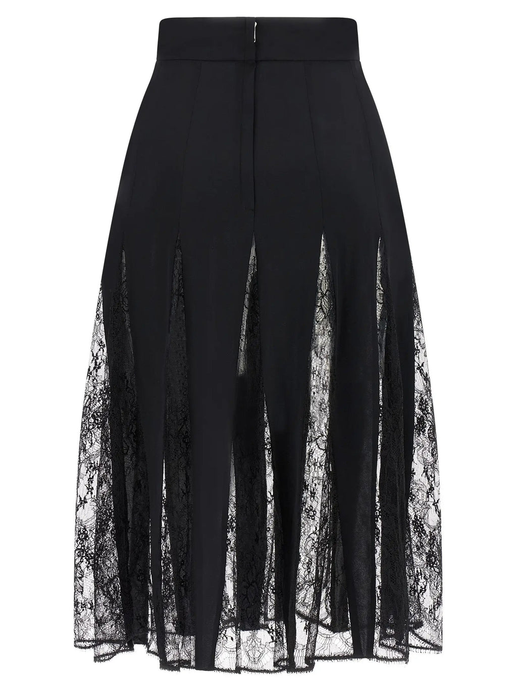 Jupe mi-longue Dolce & Gabbana en soie noire